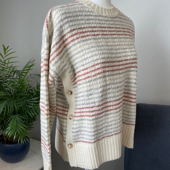 Womens Striped Sweater - Charlie B - Sz L - Brand New! - Picture 2 of 3